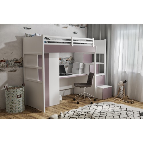 Bērnu gulta ar galdu TRISTAN Bērnu gulta ar galdu TRISTAN